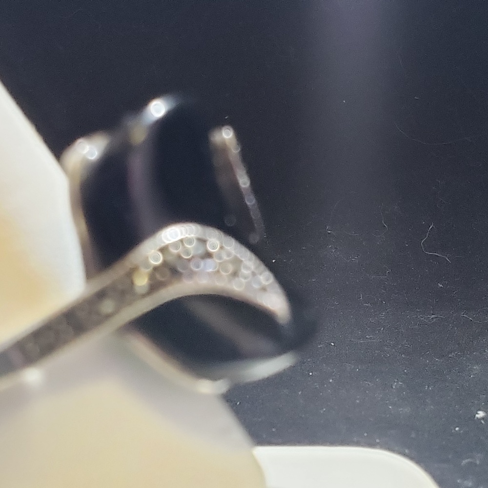 VINTAGE ONYX & MARCASITE - Picture 3 of 3